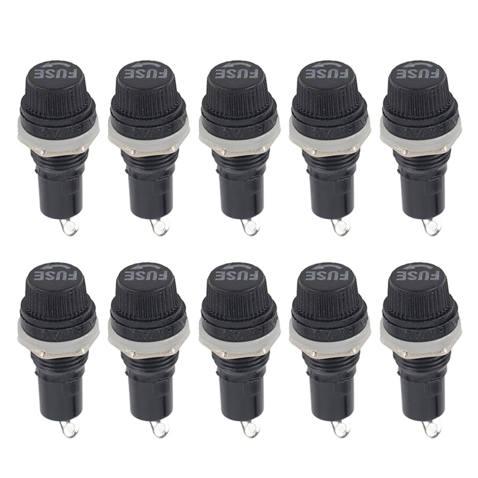 Sourcingmap A14072600UX0237 Soporte De Fusible, Set De 2 Piezas