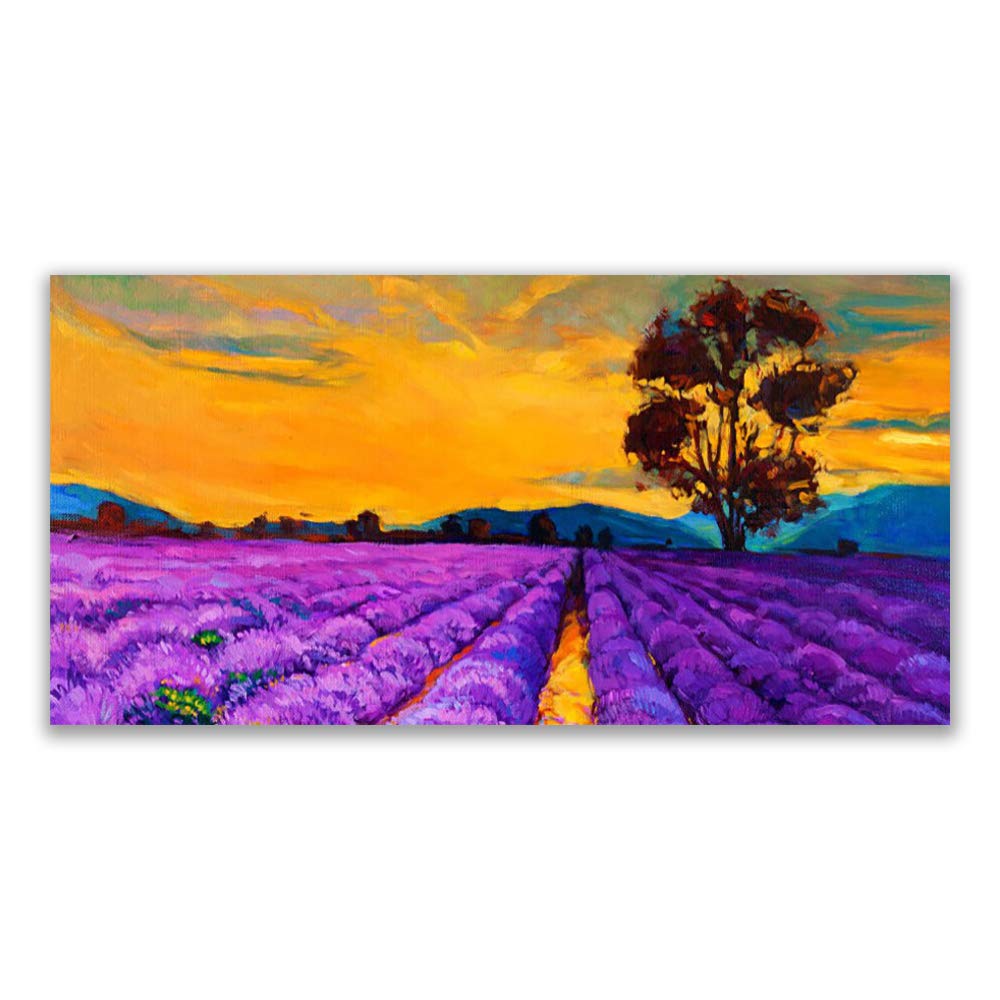 Tableau moderne acrylique haut de gamme 140x70 cm motif paysage naturel
