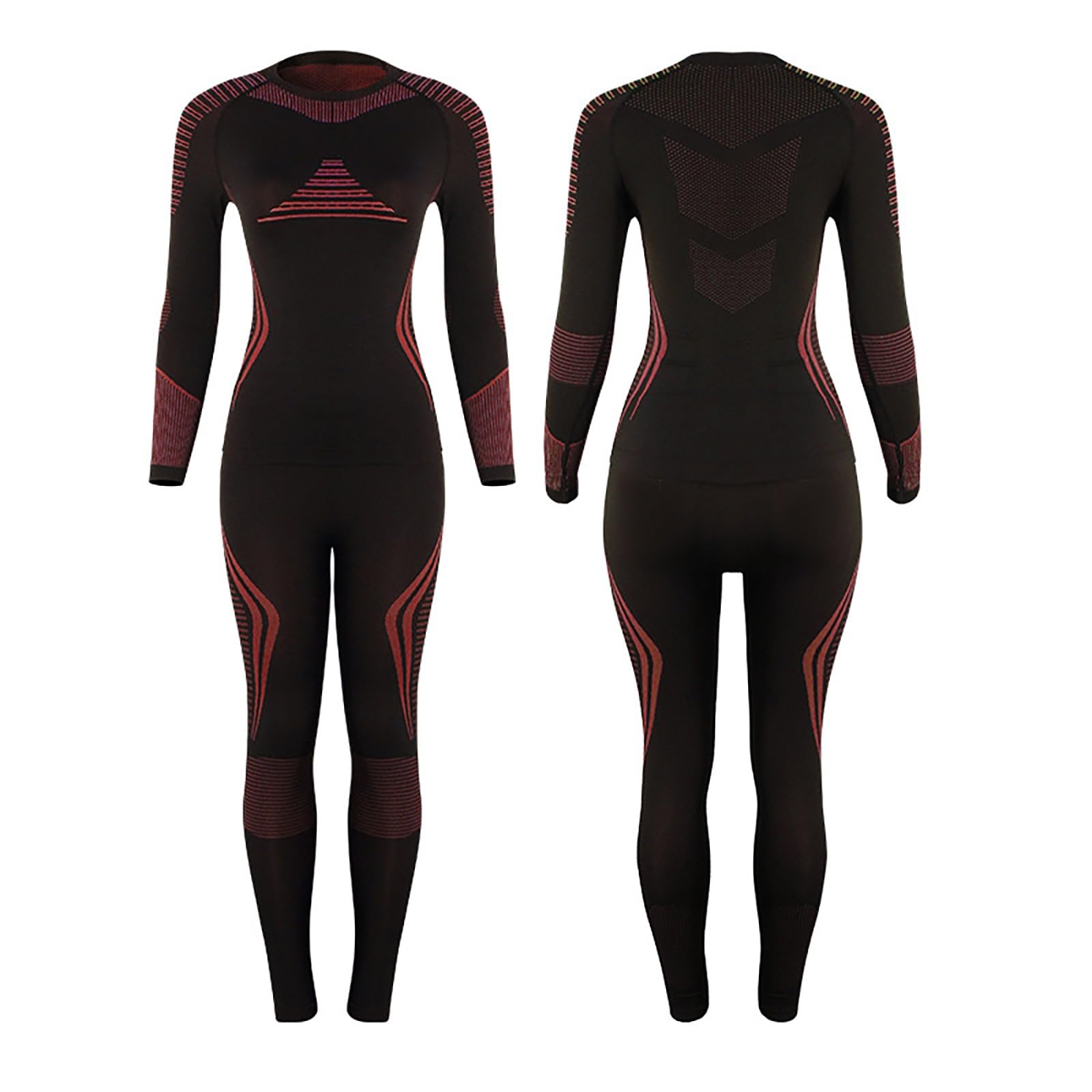 Thermounterwäsche Herren Damen Warm Outdoor Funktionsunterwäsche Leggings Winter Langarm Unterwäsche Skianzug Ultraweich Sport Thermowäsche Thermounterhose Thermounterhemd