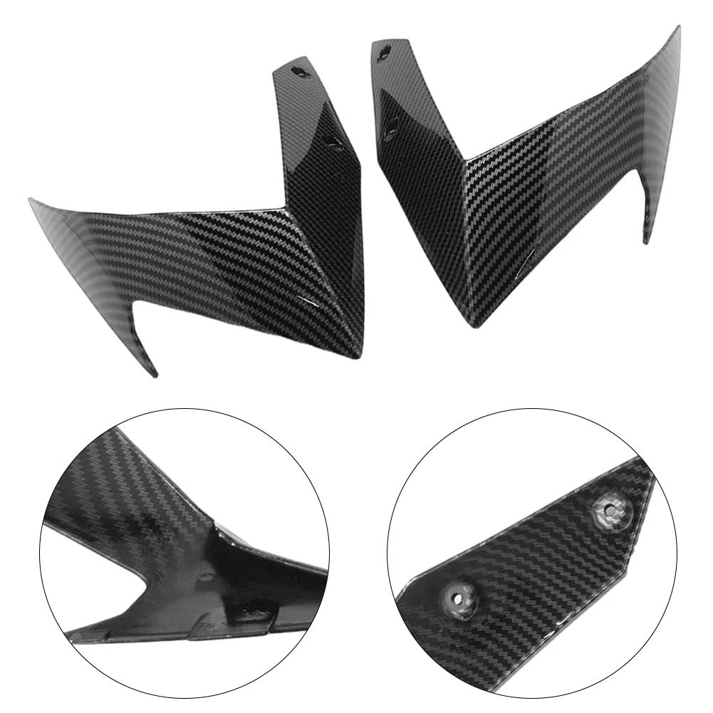 Pasuje do Aprilia RS4 125 2006-2011 wygląd motocykla z przednią boczną osłoną reflektora z włókna węglowego Fairing Włókna Boczne Owiewki Winglets