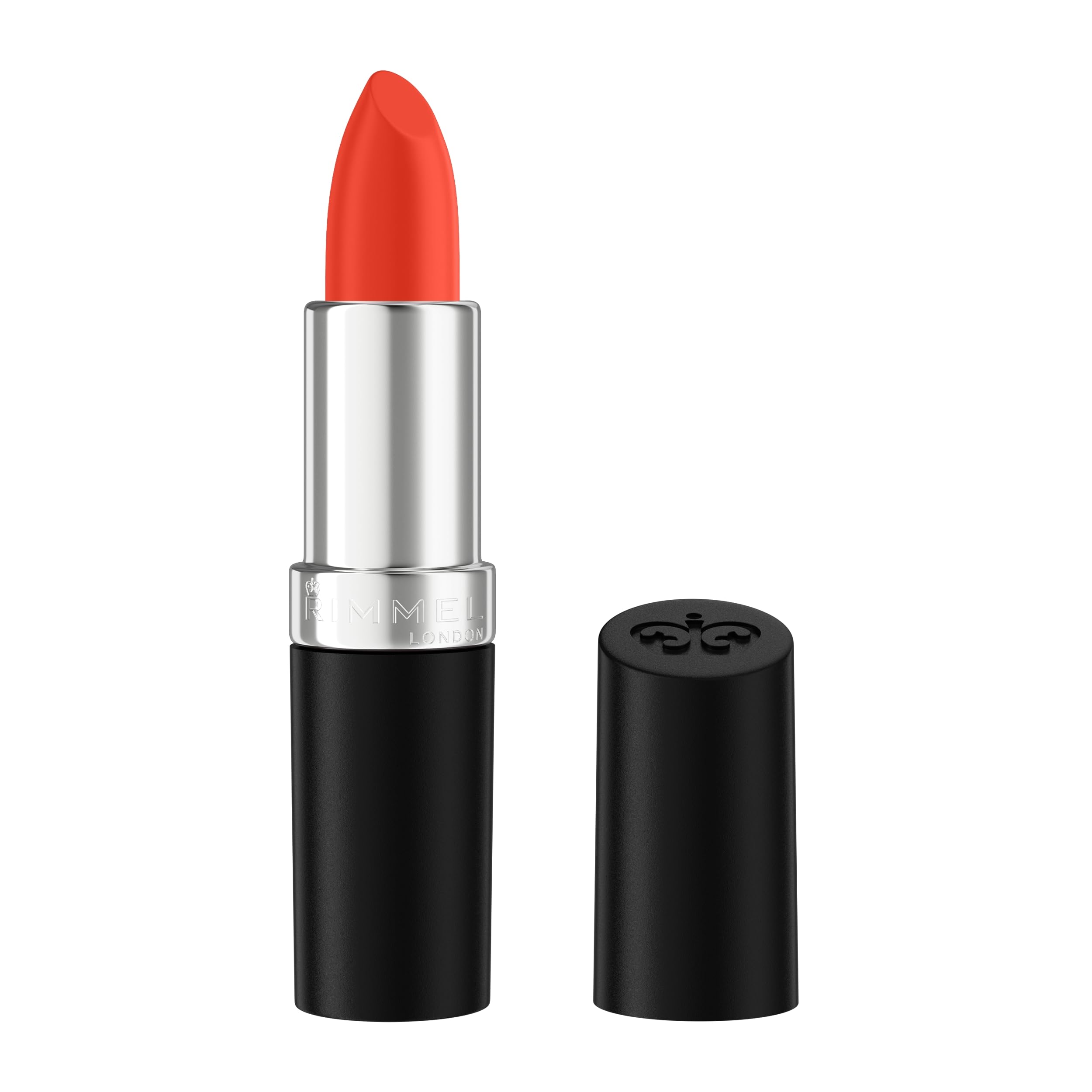 Rimmel Lasting Finish Lipstick 310 Regent Street Red, Creamy Satin Finish, Long Lasting 8 HR Wear, Comfortable Formula, Rich Pigment