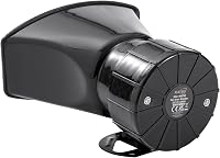 KATSU 7 hangos autó sziréna 12V 100W mikrofon funkcióval tűzoltó mentő hangok 4