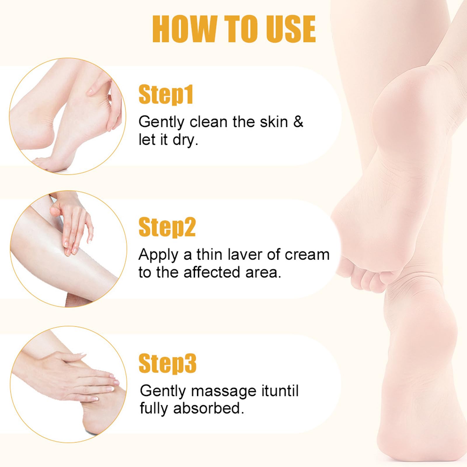 2 Pezzi Crema Piedi Secchi Screpolati, 60% Crema Urea Piedi, crema Talloni Screpolati, Mani e screpolati Rimozione e Ammorbidimento Dei Calli