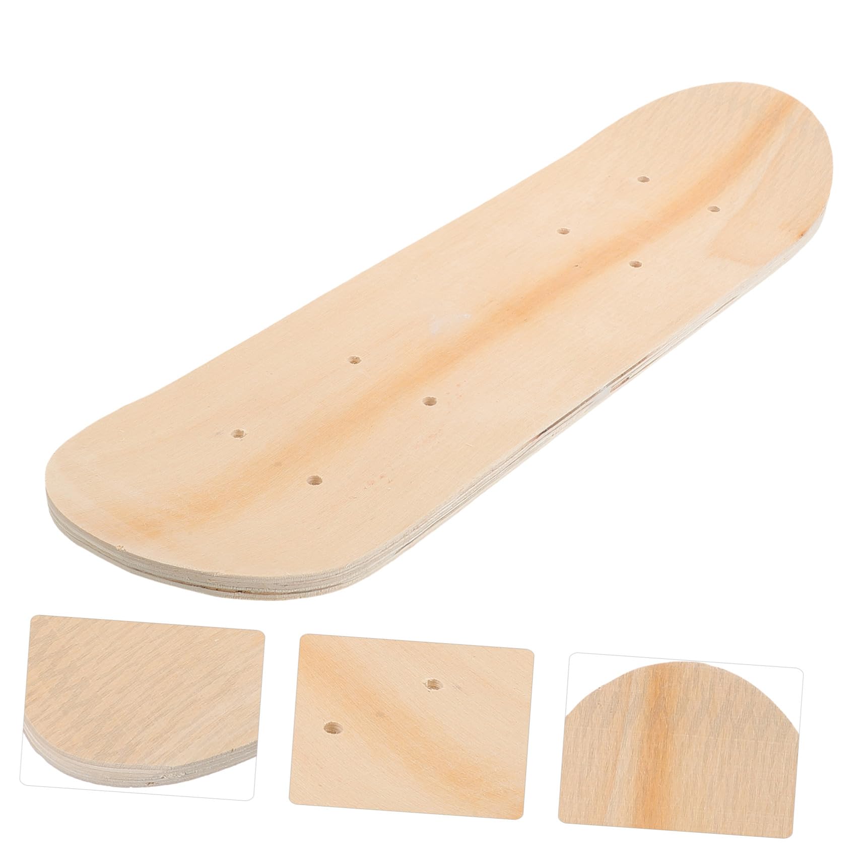 2 Piezas Tabla Skate Infantil de Arce Pintar para Graffiti Monopatín DIY Personalizable para Resistente y Creativa para Pintar y Decorar