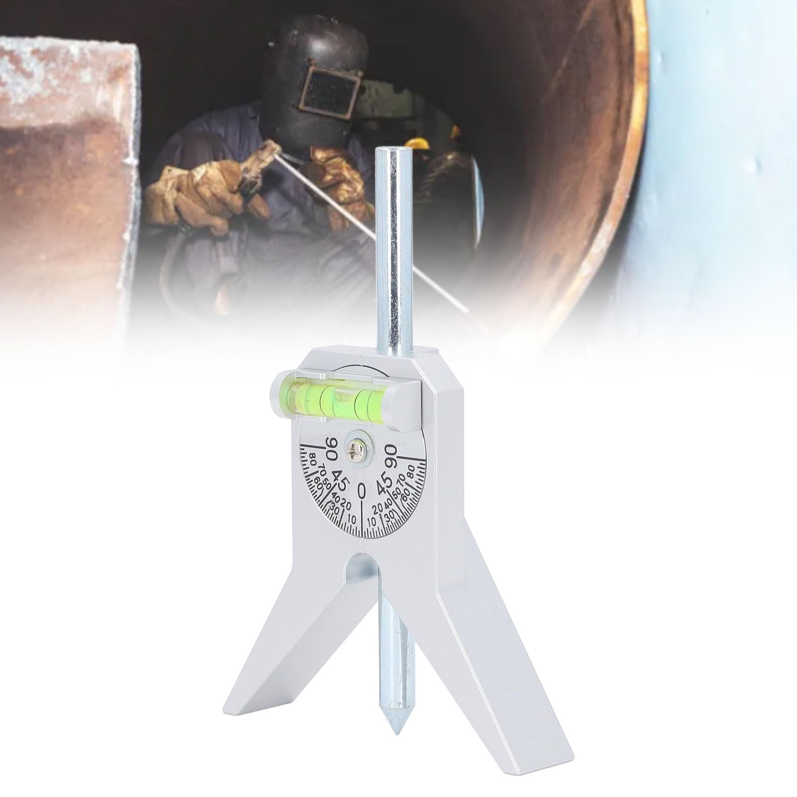 Strumento di Centraggio del Marcatore di Tubi di Sicurezza, Strumento di Ricerca del Centro del Tubo, Strumenti per Pipefitter con Testa di Centraggio, Strumenti di Raccordo per