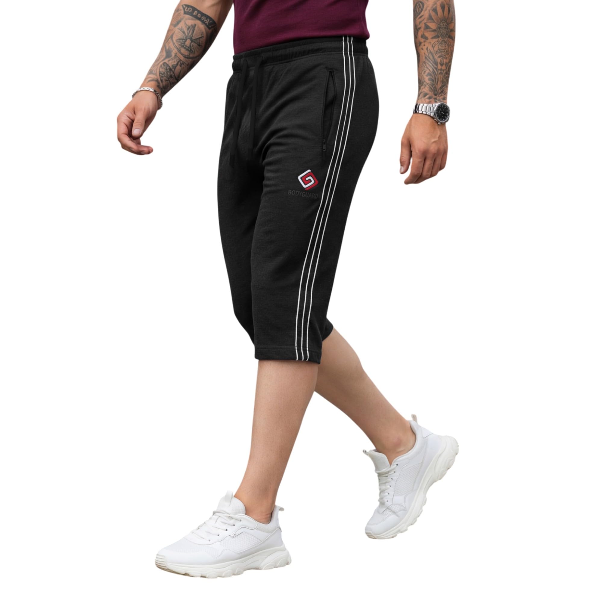 feel track Men's Regular Fit Three Fourth Capri (Pack of 1)-picture-11
