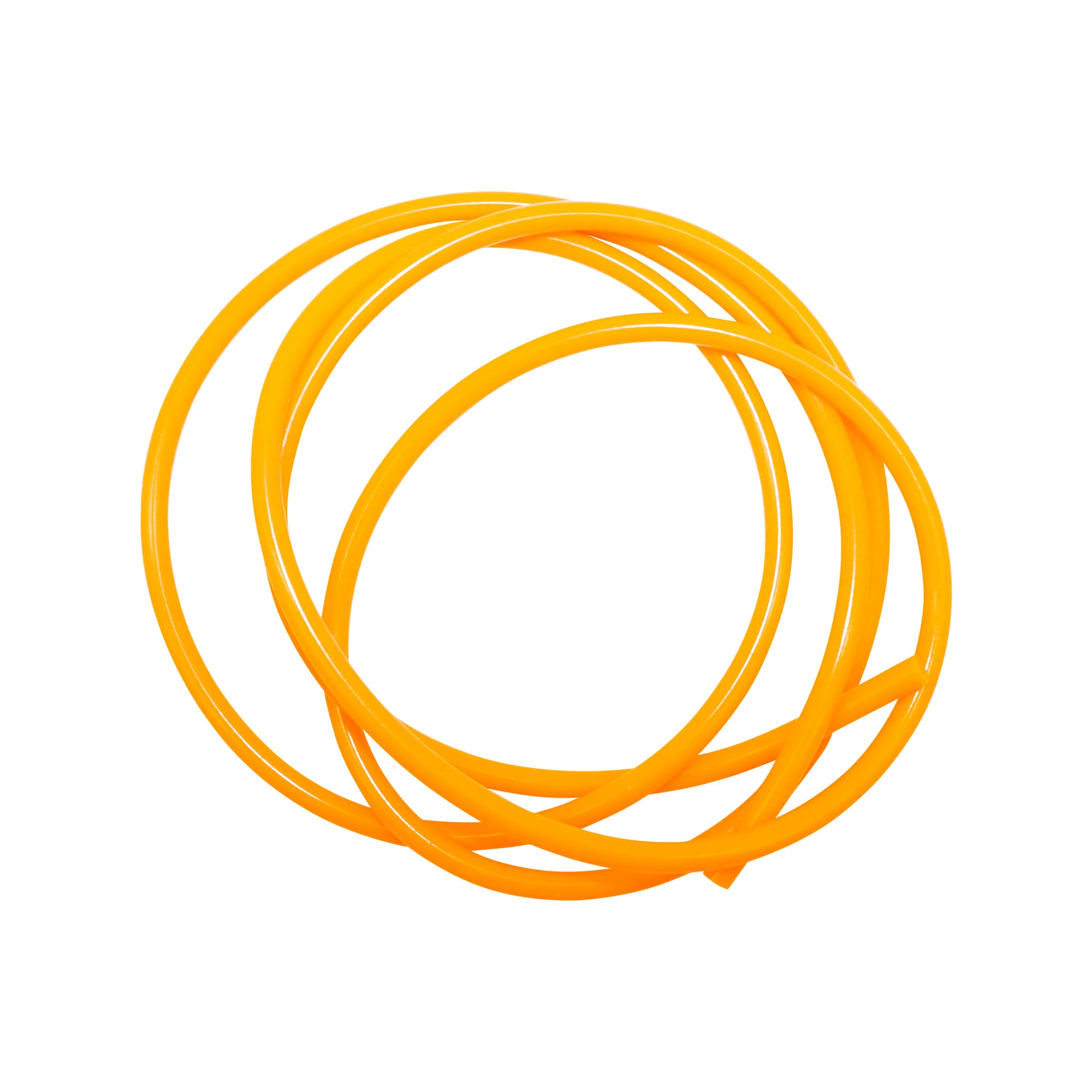 LAVMHAB Silicone Tubing 4mm ID x 7mm OD 3m (9.8FT), Flexible Silicone Tube for Water Air Pump (Orange)
