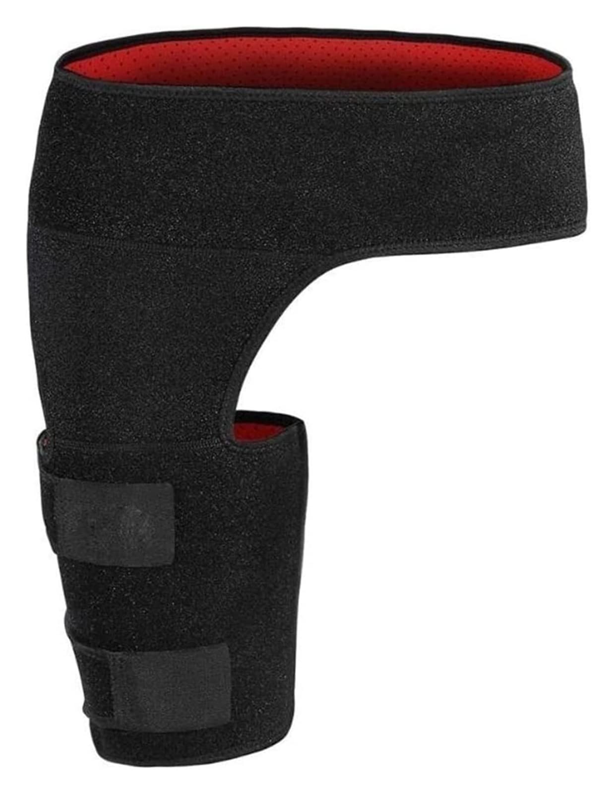 Verstellbarer Leistenstützgürtel Hüft-Oberschenkel-Kompressionsbandage für Hüft-Leistenbandage Wrap Oberschenkelstütze Schmerzlinderung Belastung 22.7.23