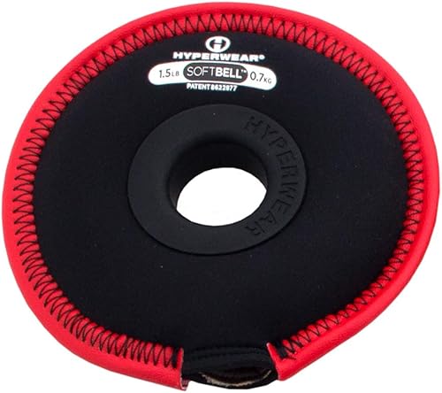 Miniatura 7 de Hyperwear SoftBell - Placas de peso de mano para usar solas o con juegos de mancuernas ajustables, juegos de pesas rusas o barra – Sistema SoftBell