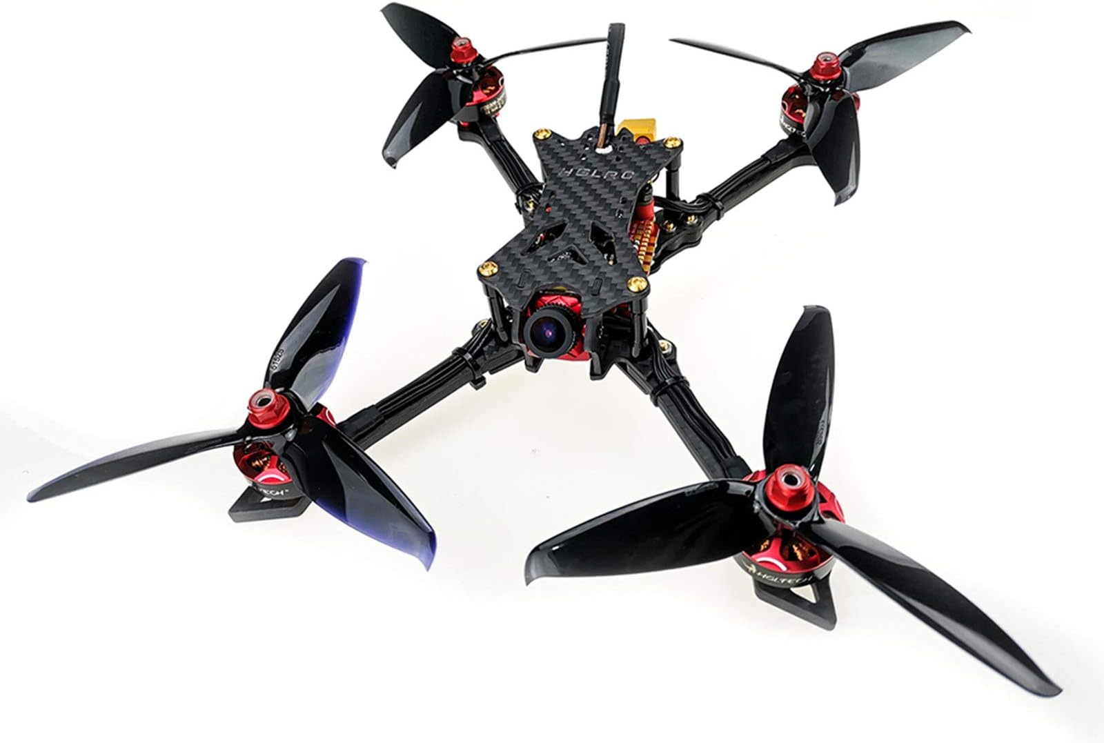 HGLRC Batman220 5 inch FPV Racing Drone F7 Flight Controller 2306 2450KV Brushless Motor 5mm Carbon Fiber Aircraft Frame Kit 800mW VTX Video Transmitter Quadcopter