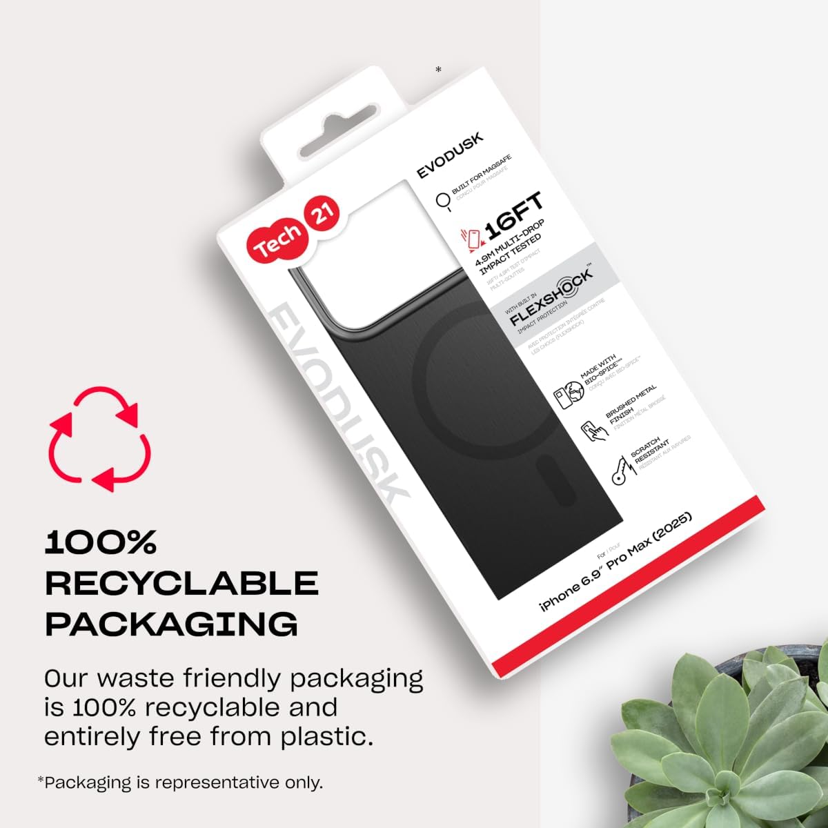 Tech21 EvoDusk with MagSafe for Apple iPhone 17 Pro Max Black - Image 11