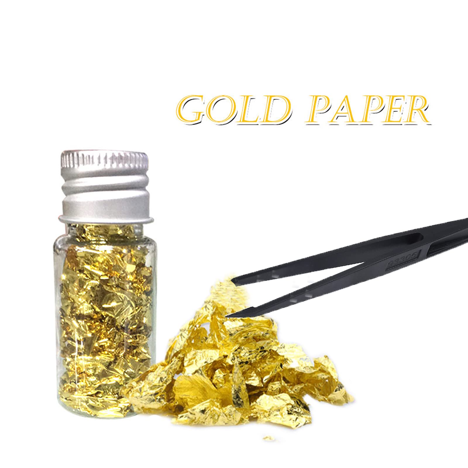Foglie Oro Commestibili Per Decorazione Torte - Con Pinzetta Per Pasticceria Artigianale - Foto 3