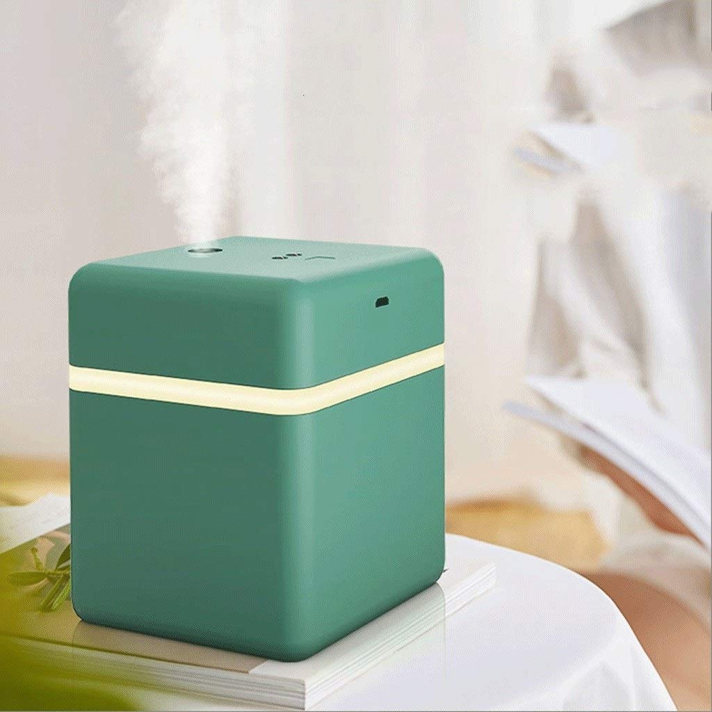 umidificatore USB umidificatore Portatile Piccolo Mini spruzzatore Grande capacità dell'automobile di Aromatherapy Idratante Spray umidificatori(Green)