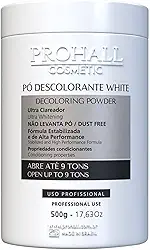 Pó White Descolorante 500G, Prohall