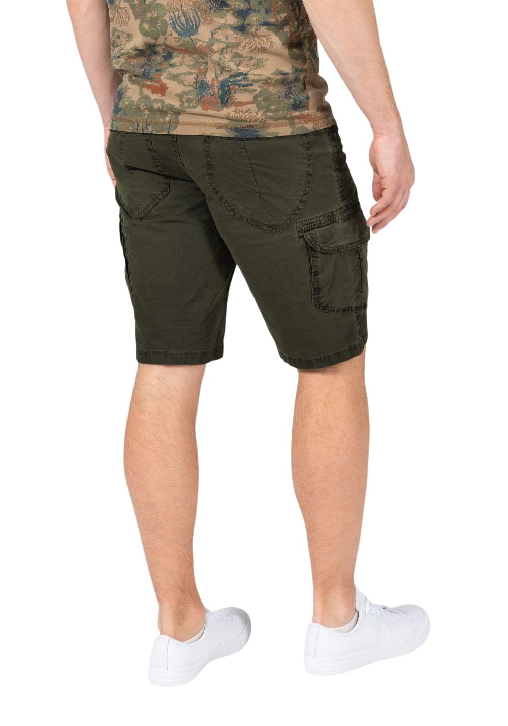 Timezone Męskie spodenki cargo bermudy Regular Rikertz Short Mid Waist Regular Fit