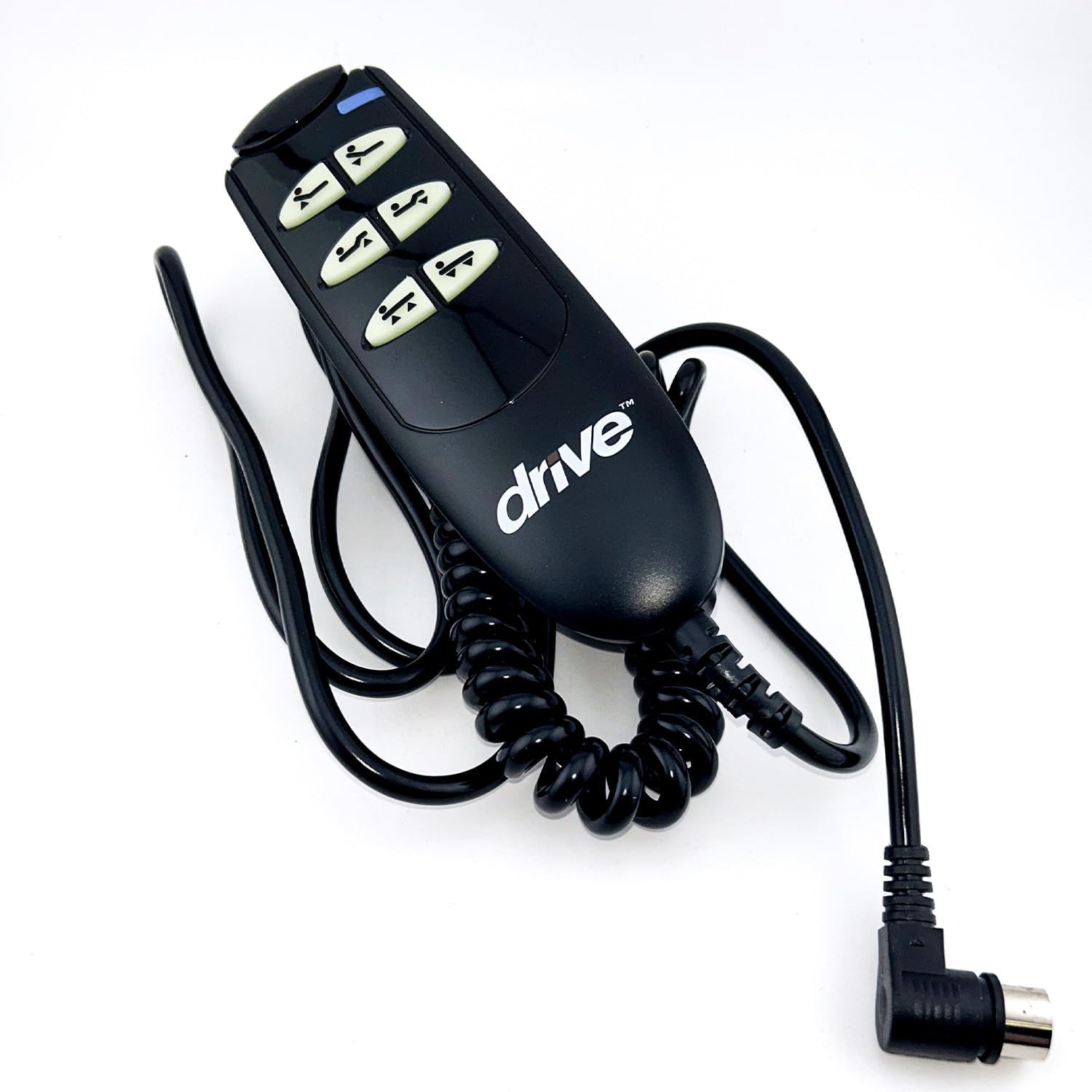 AlveyTech 6 Button 7-Pin Hand Control Pendant for The Drive Medical Ultra Light Delta Bed (15033 & 15235) - Replacement Remote Compatible with Listed Model Hospital Beds Only, Drive PN 15033HC-G
