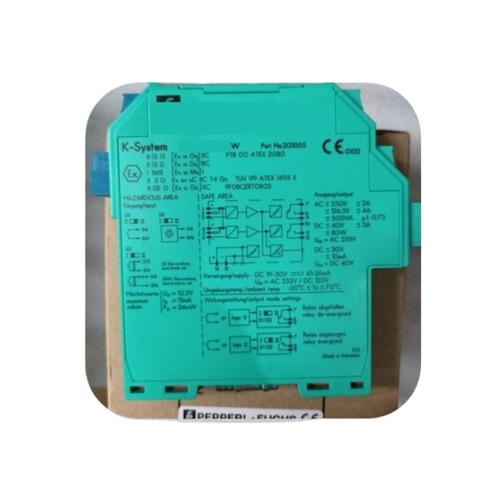 Amplificador de Conmutación, KCD2-SR-EX2, Barrera Aislada de 2 Canales