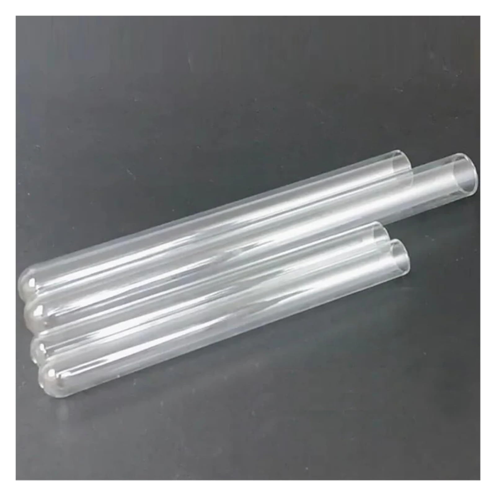 10/12/13/15/18/20/25/30/35/40 * 75/100/150/180/200mm Glas Labor Klar Rund Boden Probenhalter Schläuche Flüssigkeit Reagenzglas(8Pcs 20x200mm 44ml)