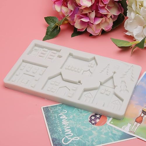 Miniatura 3 de Durable Hermosa Fondant NonSticky EcoFriendly Cake Maker Hornear para hacer cubitos de hielo para hacer panes (gris)