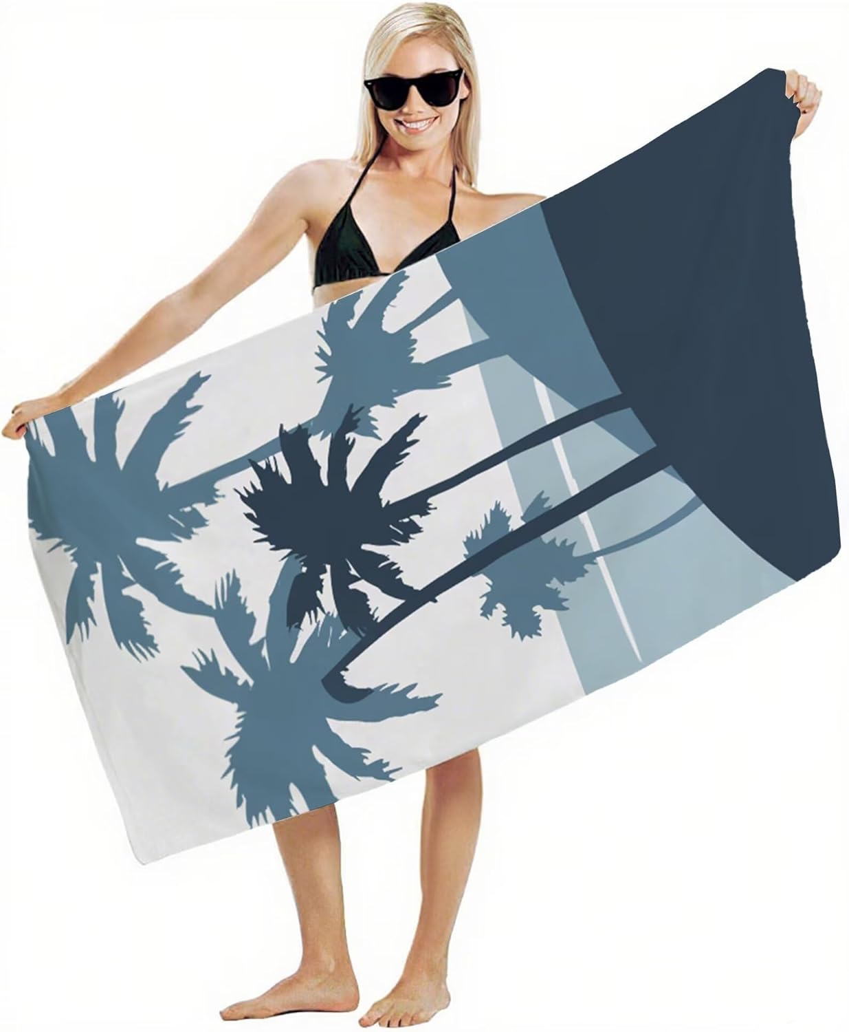 Beach Towel 90x180cm Bath Towels, Quick Dry Microfiber Towel, Sand Free, Super Absorbent, Lightweight, Compact Design, Towels for Bathroom Travel, Pool, Gym, Camping, Beach Vacation Essentials A2-115
