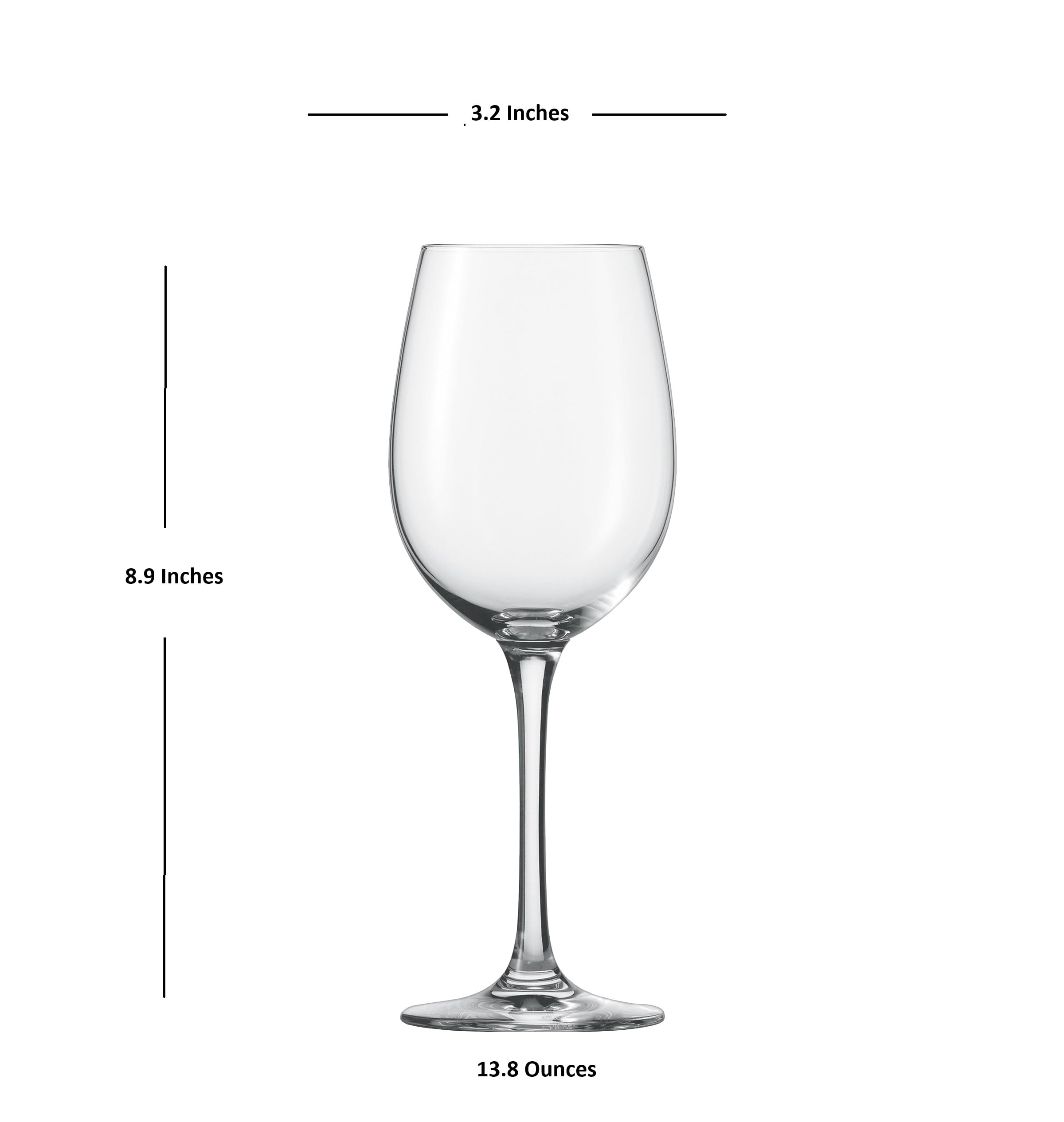 Amazon.com | Schott Zwiesel Tritan Crystal Glass Classico Stemware  Collection Burgundy Red Wine Glass, 14-Ounce, Set of 6: Sherry Glasses: Wine  Glasses