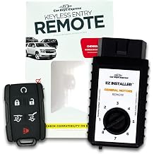 Keyless Entry 6-Button Remote Fob, Compatible with Select Buick, Chevrolet, Pontiac & Saturn Vehicles, Hatch/Remote Start/Trunk/Lock/Unlock/Panic, Includes Pairing Tool