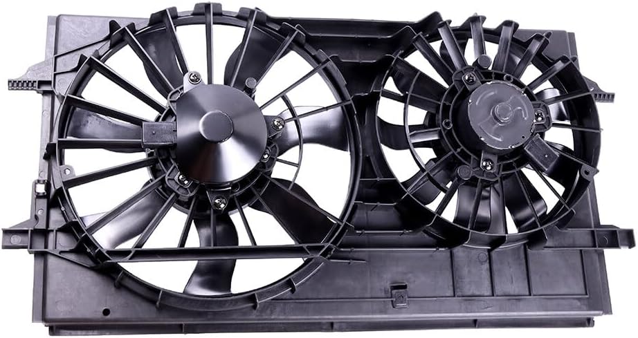 Radiator Electric Cooling Fan 12V Engine Slim Fan Fits for 2004-2012 for Chevy Malibu, 2005-2010 for Pontiac G6