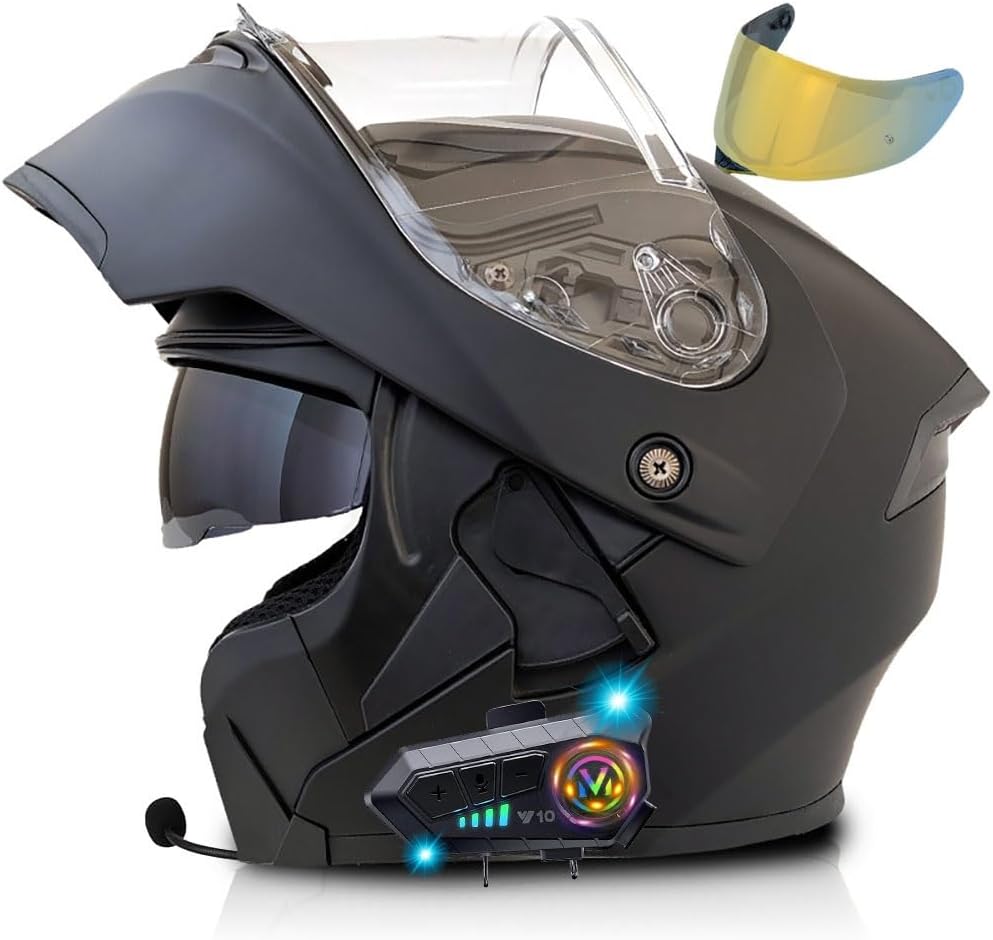 Bluetooth Modular Motorcycle Helmets Helmets for Adults