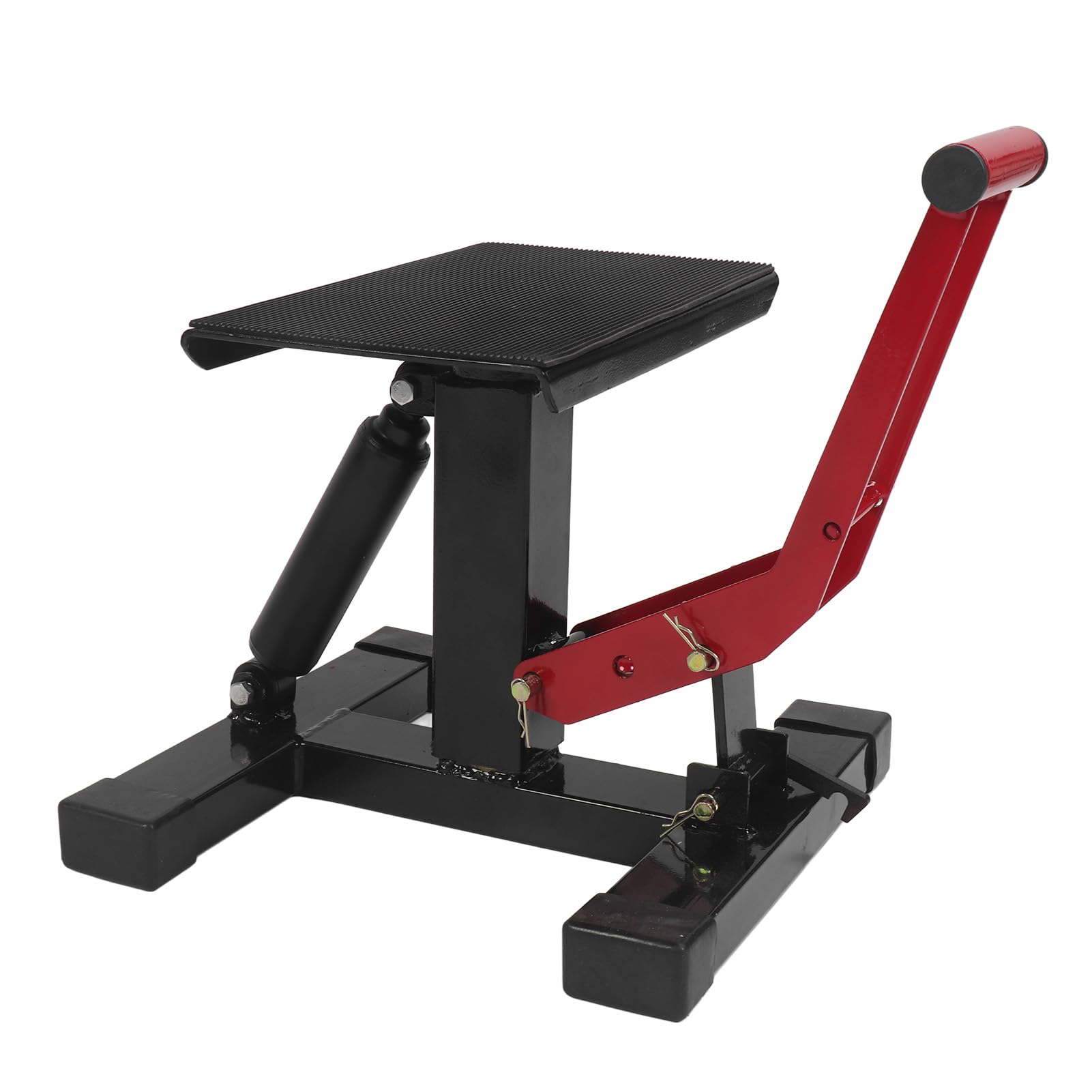 ViaGasaFamido Plataforma Elevadora de Acero, Diseño Ergonómico de Pedal, Ajustable para Vehículos Al Aire Libre, Ideal para Garajes y Talleres