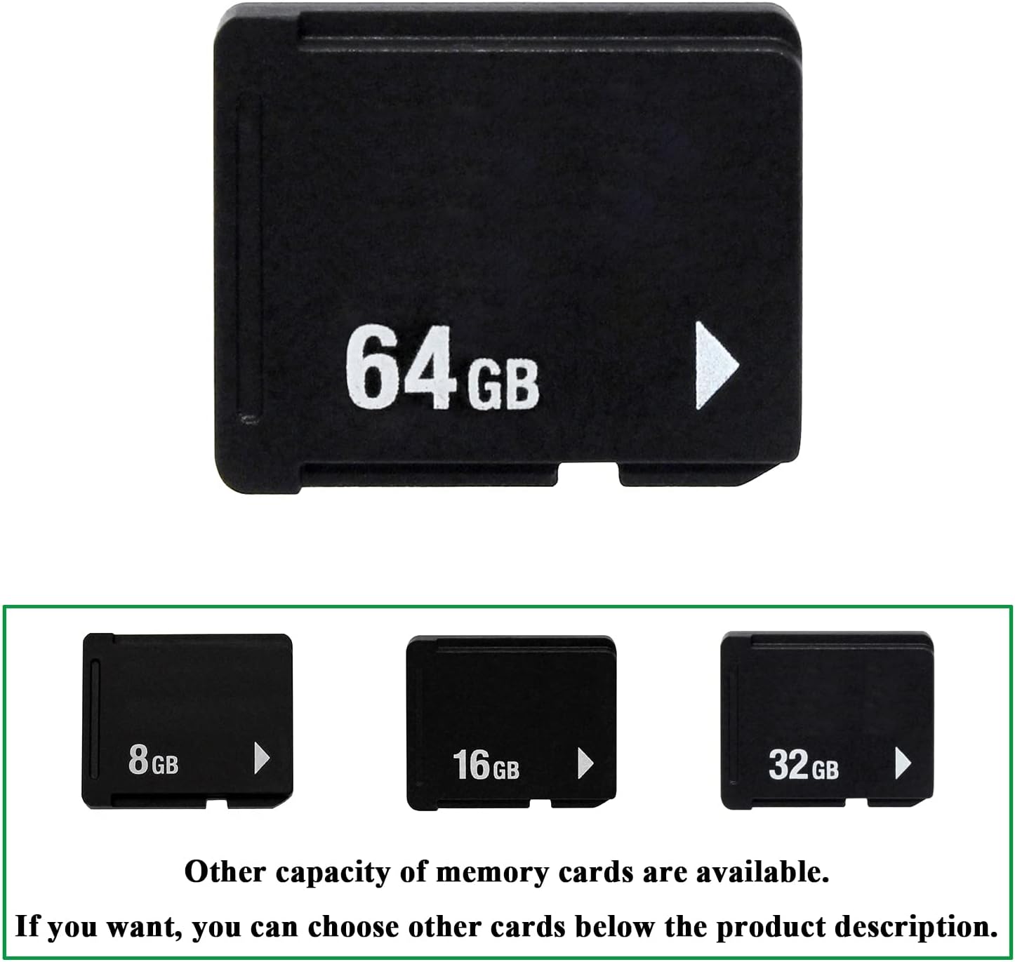 OSTENT 64GB Memory Card Stick Storage for Sony PS Vita PSV1000/2000 PCH-Z081/Z161/Z321/Z641 : Video Games