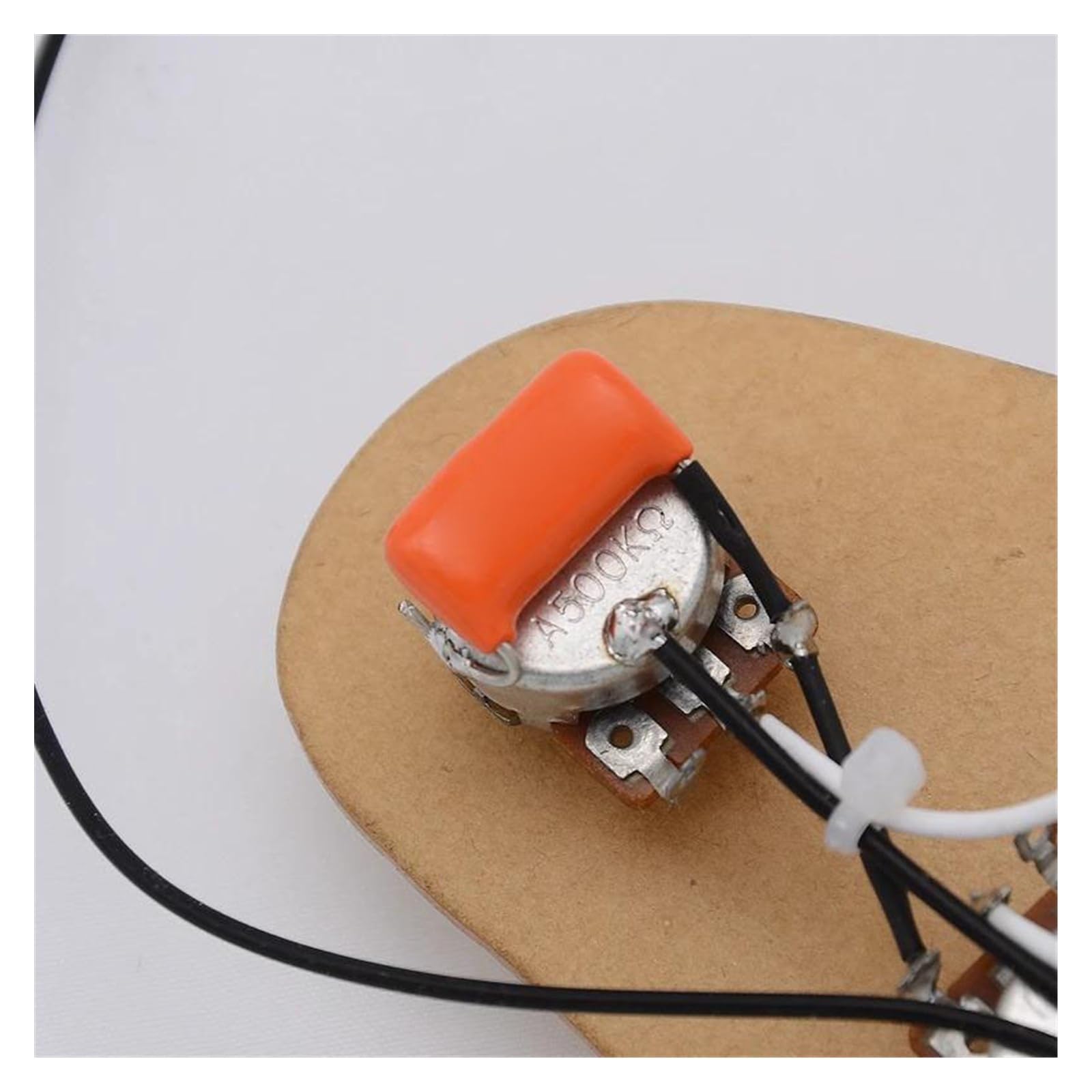 1 juego de arnés de cableado para guitarra eléctrica SSH potenciómetro de 500 K interruptor de 5 vías