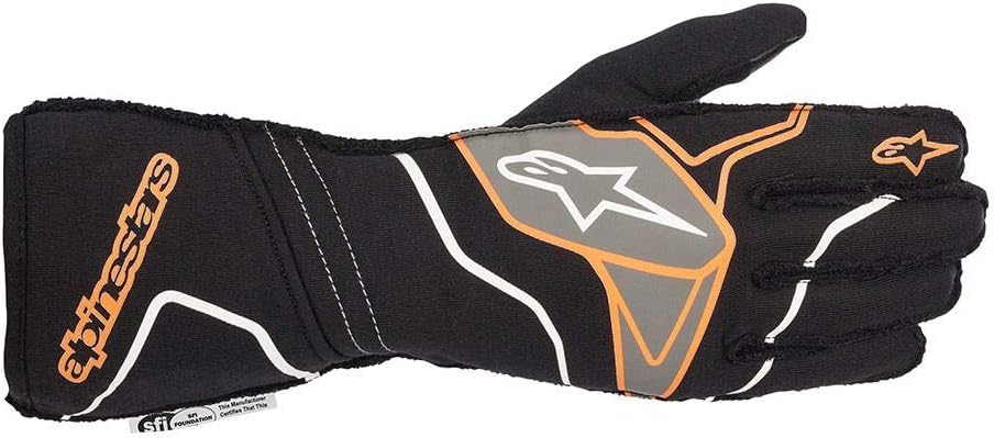 りょう Alpinestars TECH-1 ZX V2 GLV SFI - ブラック ONG FLUO - L