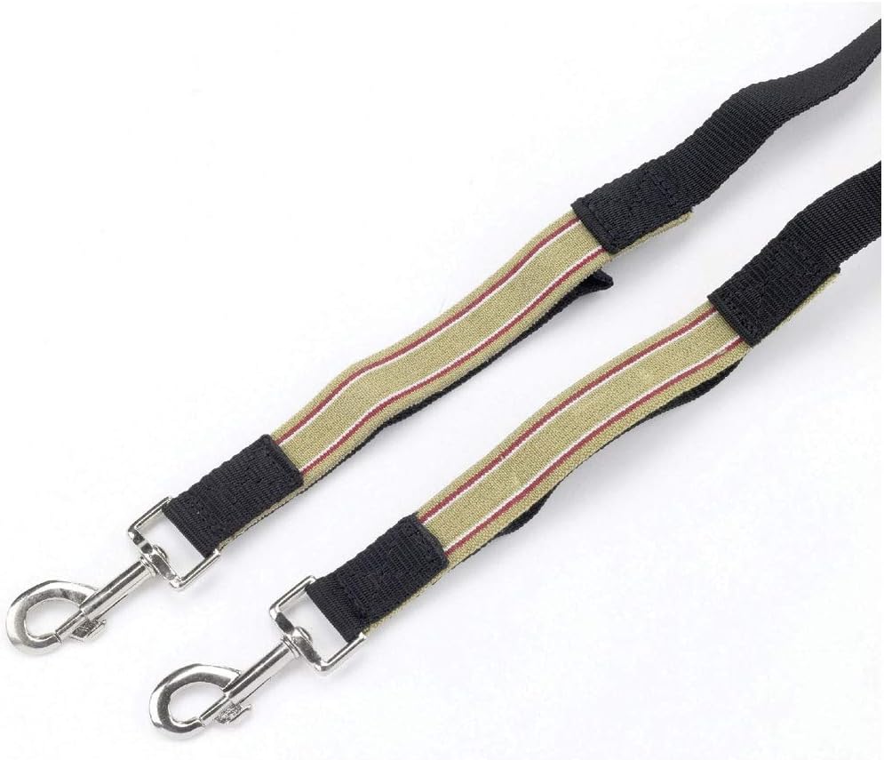 Hy Elasticated Side Reins (One Size) (Black)