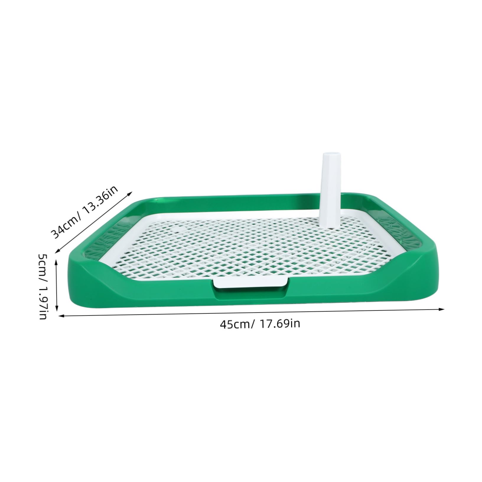 GALPADA Indoor Dog Toilet Tray Non Slip Mesh Pet Litter Box for Small to Dogs Easy to Construction Capacity Puppy Potty for Home Use