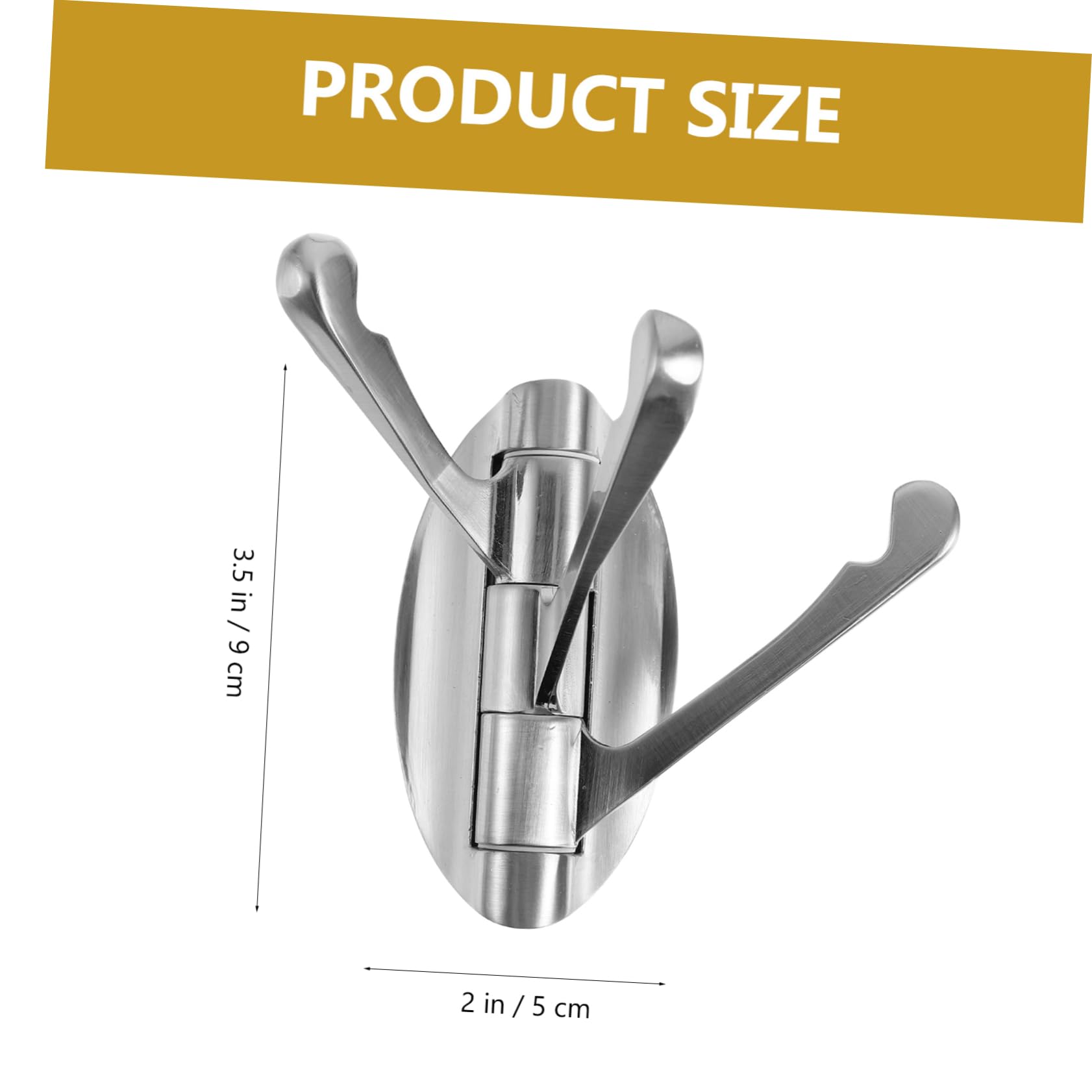 SHINEOFI 4 Piezas Gancho de metal giratorio ganchos de baño gancho giratorio para montaje en pared bath colgador de toallas gancho montado en la pared Ganchos colgantes Aleación de zinc