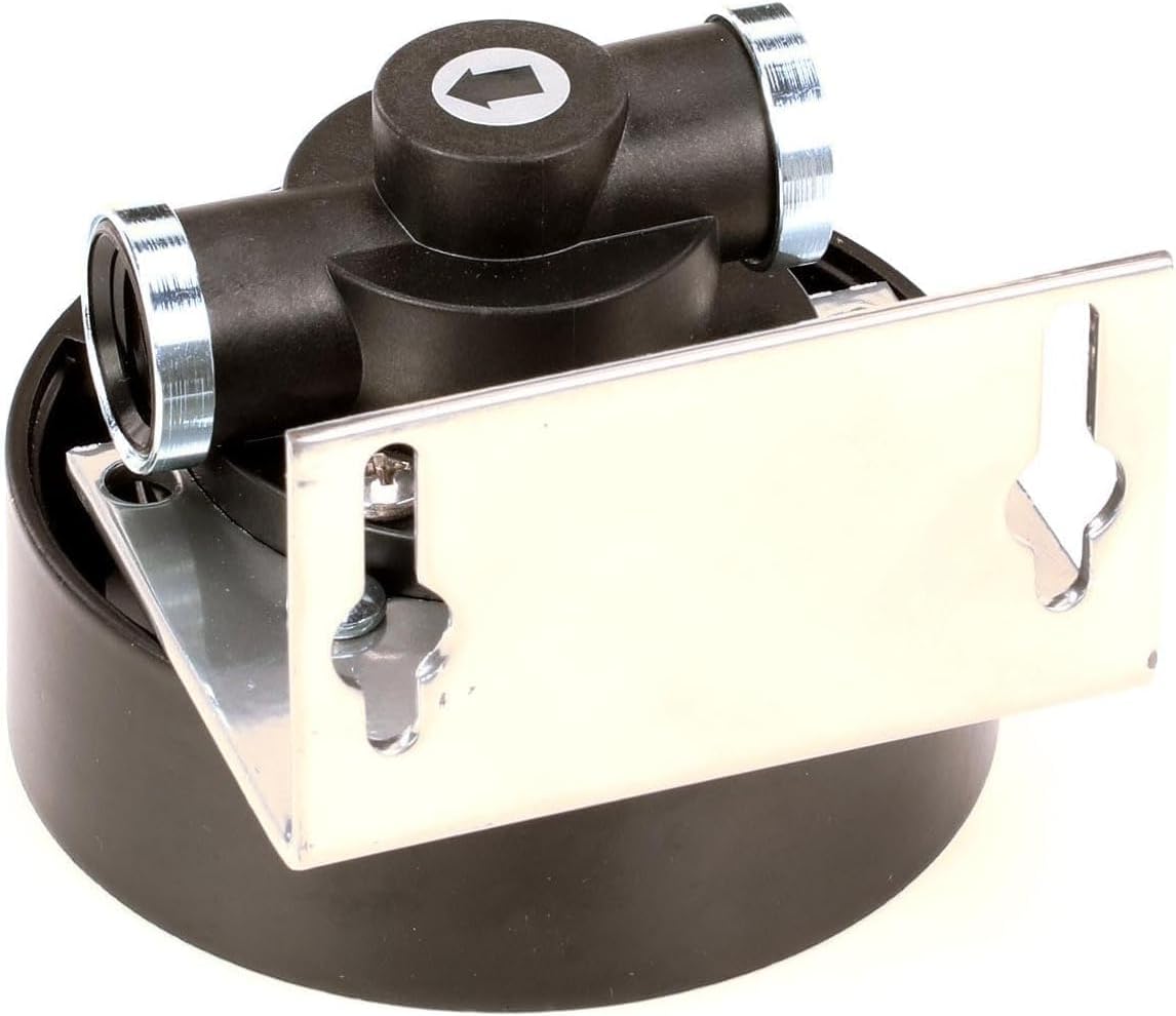 QL2 Water Filter Head with Mounting Bracket, 3/8" FNPT Inlet & Outlet, Quick Change Cartridge Filter Head for Commercial & Home Water Filtration Systems