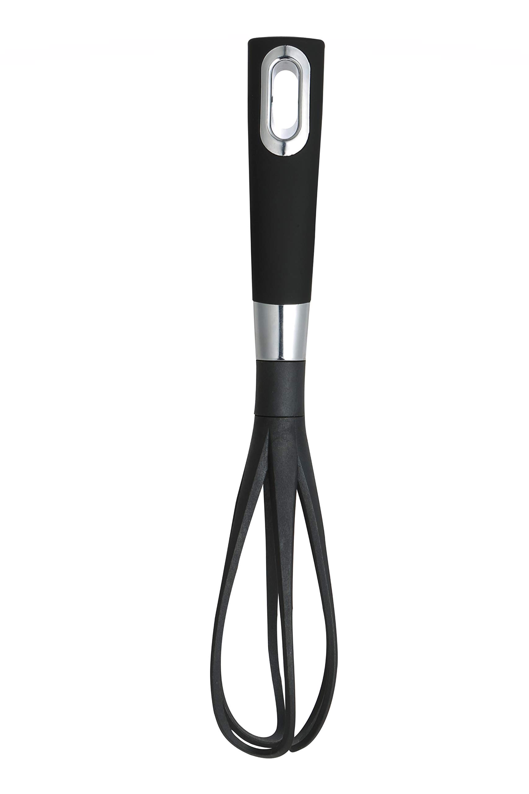 BERGNERErgo Nylon Egg Whisk, 29.7 cm, Matt Black, BG38564Bk