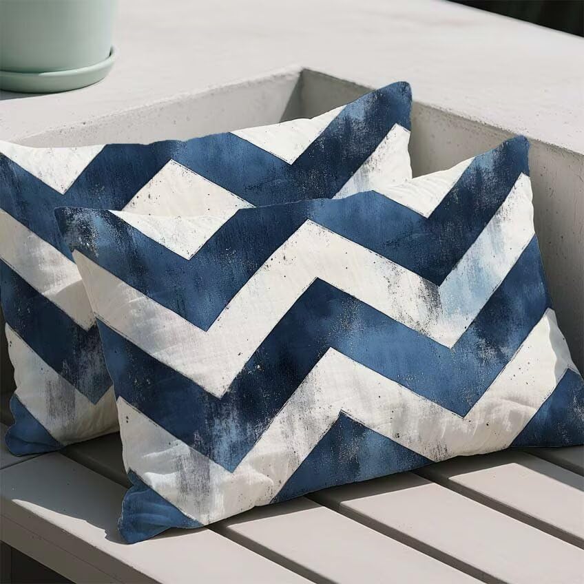 Housse de coussin extérieur imperméable 80x100cm pour taie d'oreiller et salon de jardin - 2