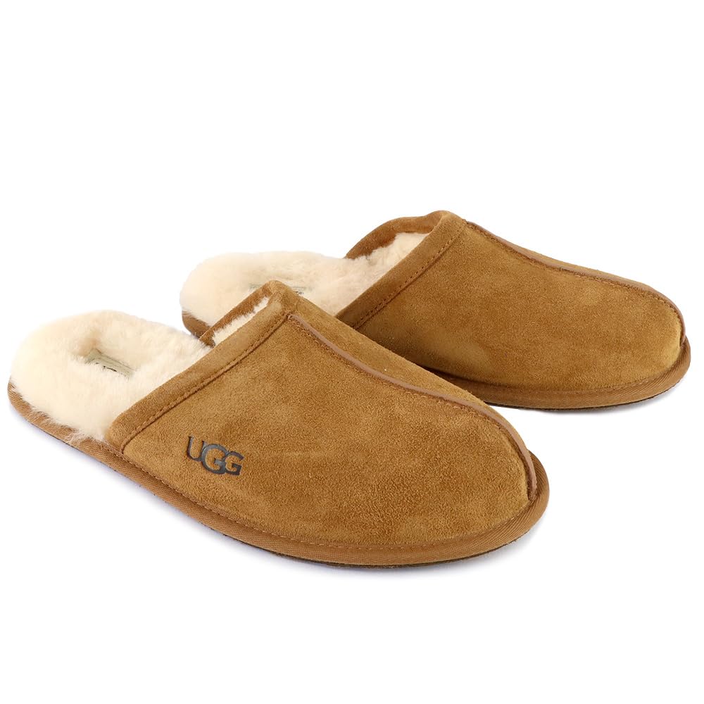 Amazon | [アグ] メンズ ムートン スリッパ サンダル ルームシューズ