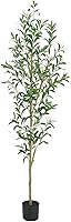 TDIAOL 6FT Realistic Artificial Olive Tree with Leaves & Fruits - Faux Fake Plant for Home Office Indoor Decor