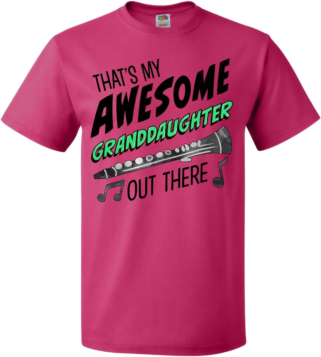 inktastic That's My Awesome Granddaughter Out There with Clarinet Adult T-Shirt