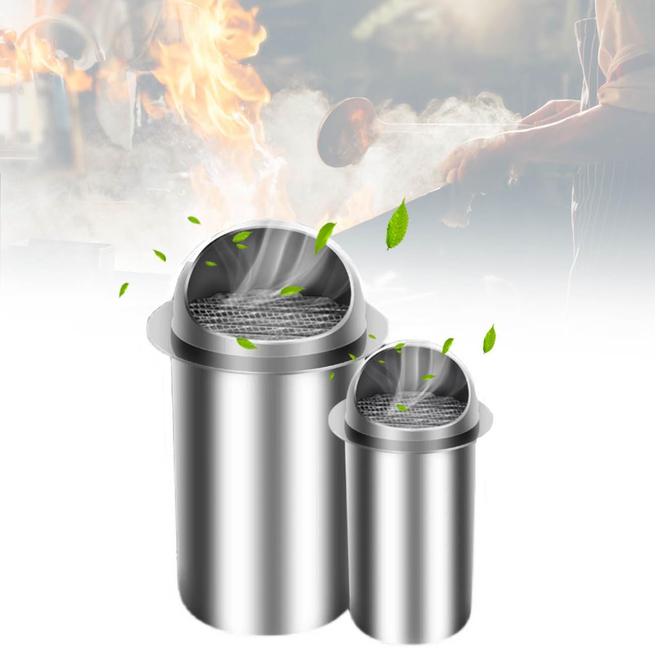 Zdhfffuk Vent Cover 2.7" 3" 4" 6" 6.3" Wall Ventilation Outlet With Built-In Screen Mesh Hemispherical Exhaust Cover Vent Cap Weatherproof For Kitchen Bedroom Bathroom Office (Size : 150X150mm-6X6in)