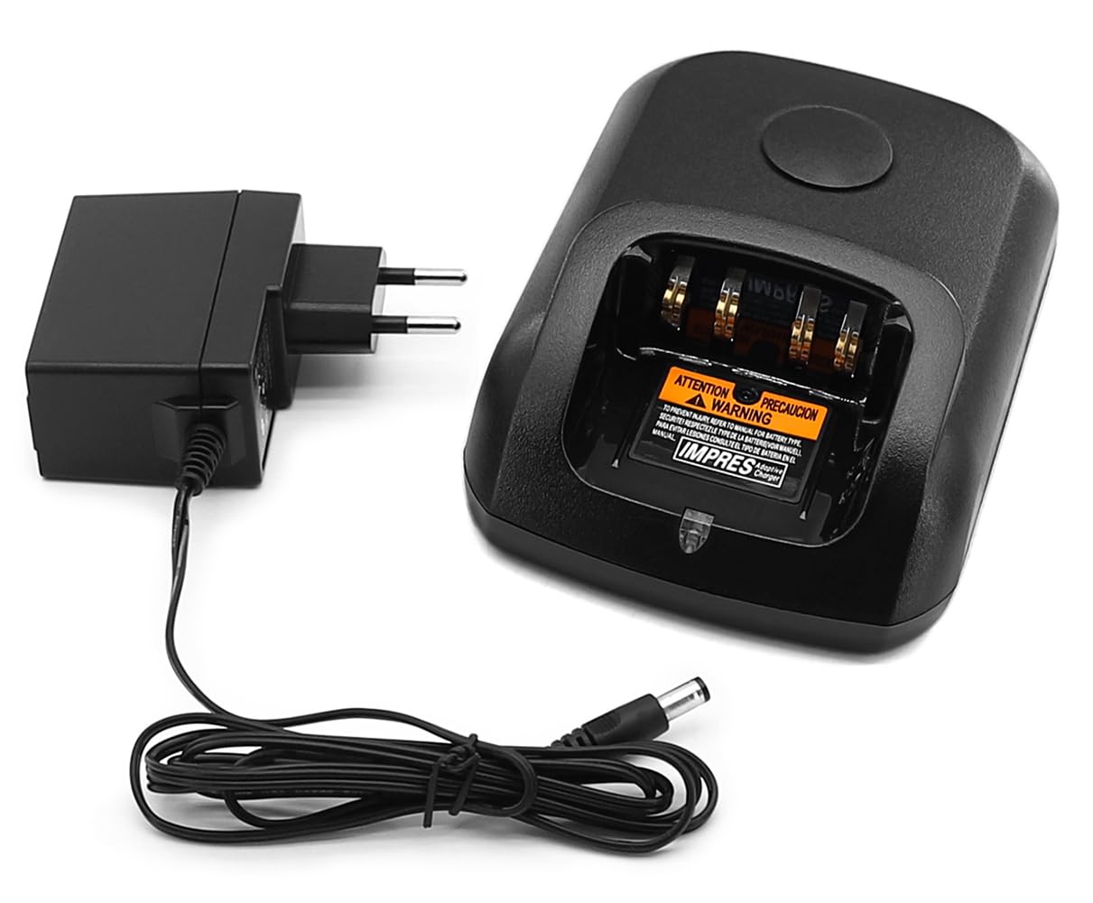 Chargeur pour batteries radio Motorola DP2400 DP3400 XPR3300e 8,4 V, 400 mA | Batterie Li-ion Ni-MH Ni-CD pour DP2400e, DP4400, DP4600, DP4801, XPR3300e