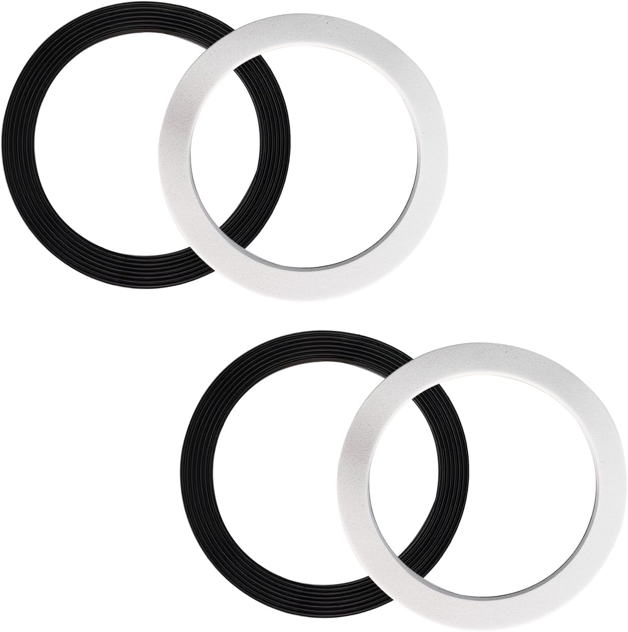 Qrity 4 Pcs Sink O Ring Seal Washer, Basin Plug Sealing Washer, Seal for Sink Basket Strainer Waste, for Qrity 110mm Sink Waste (ASIN # B06XBSS8QJ & B0725M4MY4 & B07DPPGWBQ)