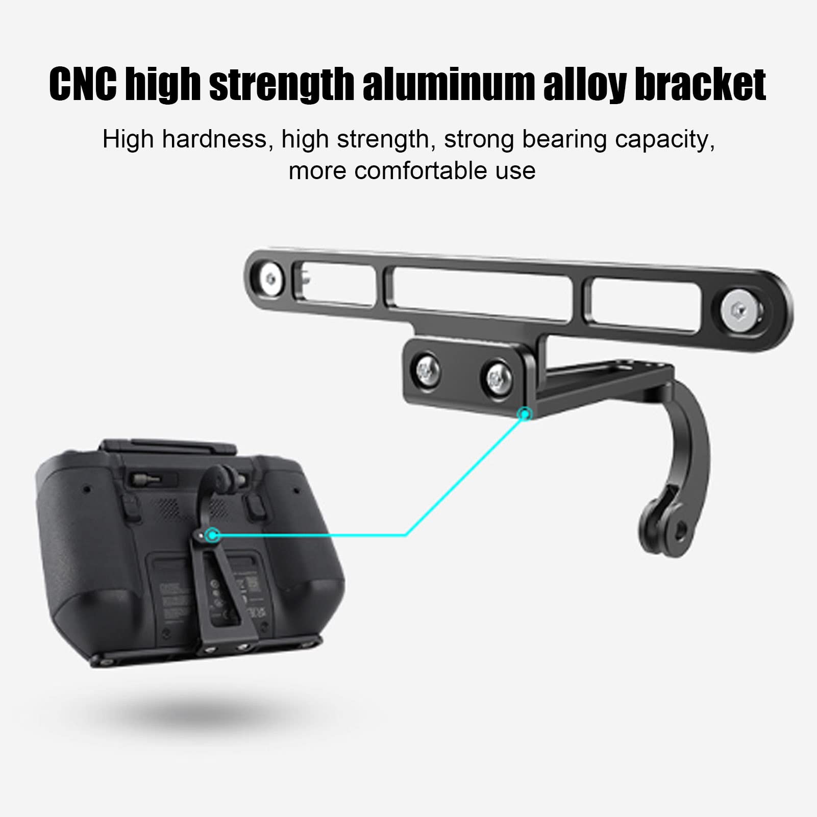 Uchwyt stabilizatora drona Ręczny stabilizator kamery RC Pro Akcesoria do 3 Classic i 3 Czarny Stop aluminium Wykończenie CNC Regulowana śruba blokująca pod wieloma kątami