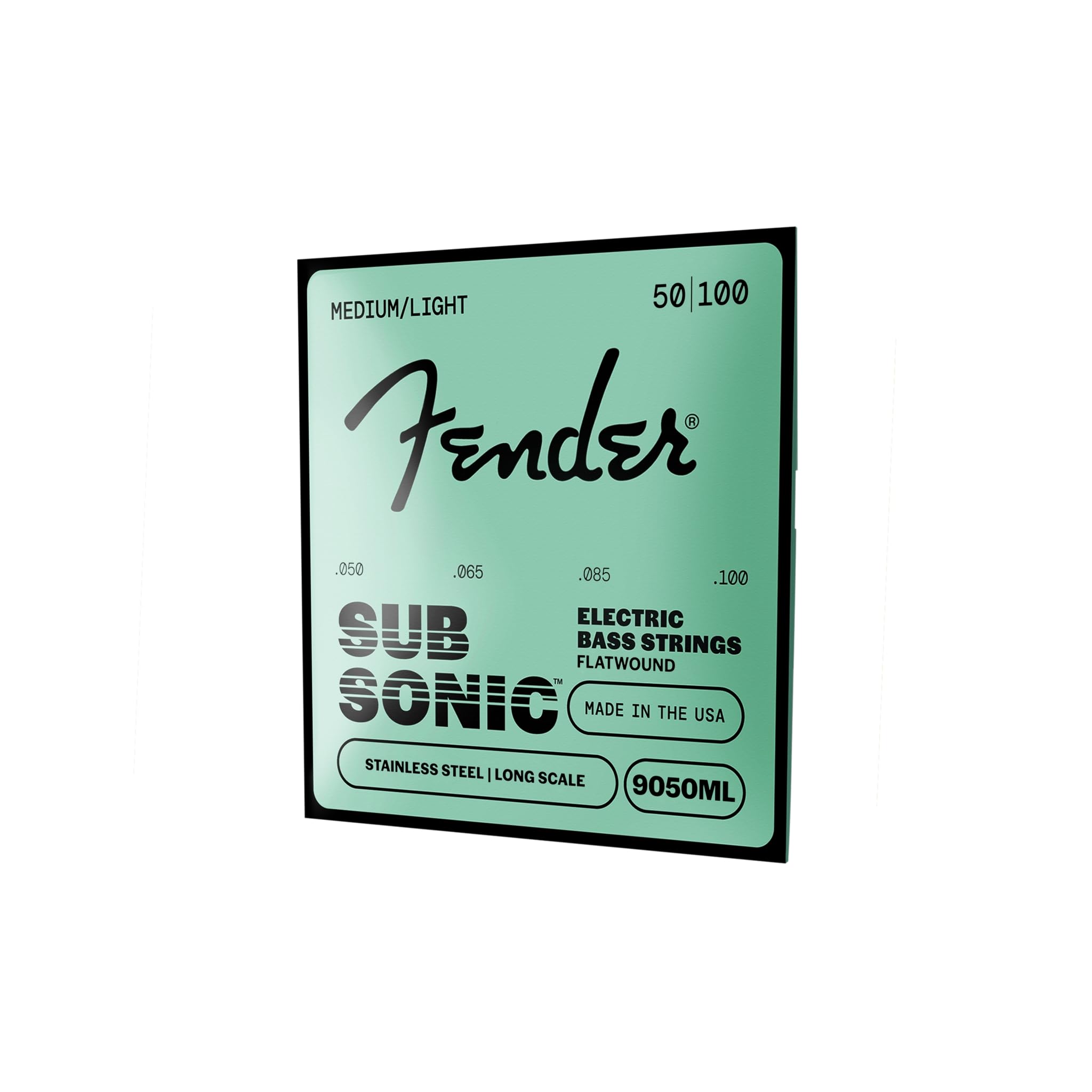 Fender Flatwound String Set For Electric Bass-9050ML (050/100) - Stainless Steel,0739050405