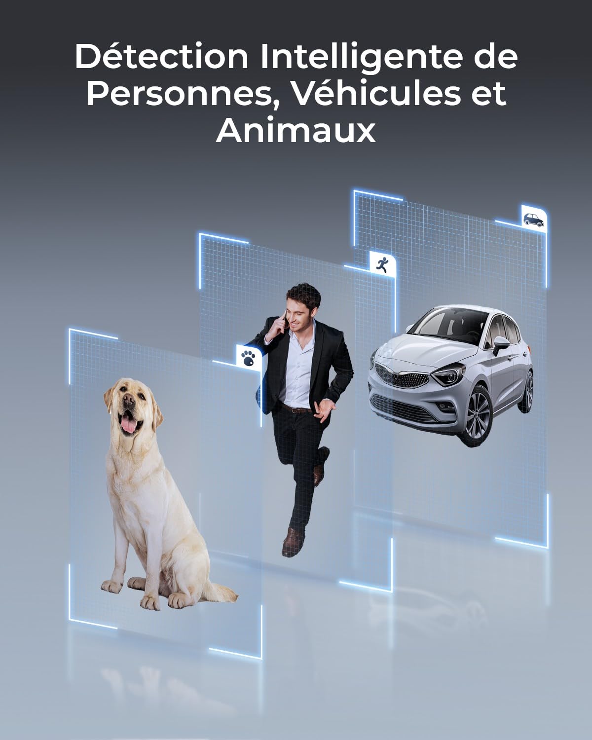 Reolink 4K PTZ Caméra Surveillance PoE, Zoom Optique 3D 16X, RLC-823S2 | Camera PoE avec Pan 360°+Tilt 90°, Suivi Automatique, Vision Nocturne Jusqu'à 80m, Détection de Personne/Véhicule/Animal
