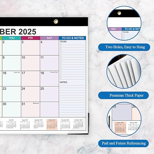 Miniatura 3 de Desk Calendar 2024-12 Months Calendar from January 2024 - December 2024, 2024 Calendar with to-do List, 12×17 Inch, Colorful
