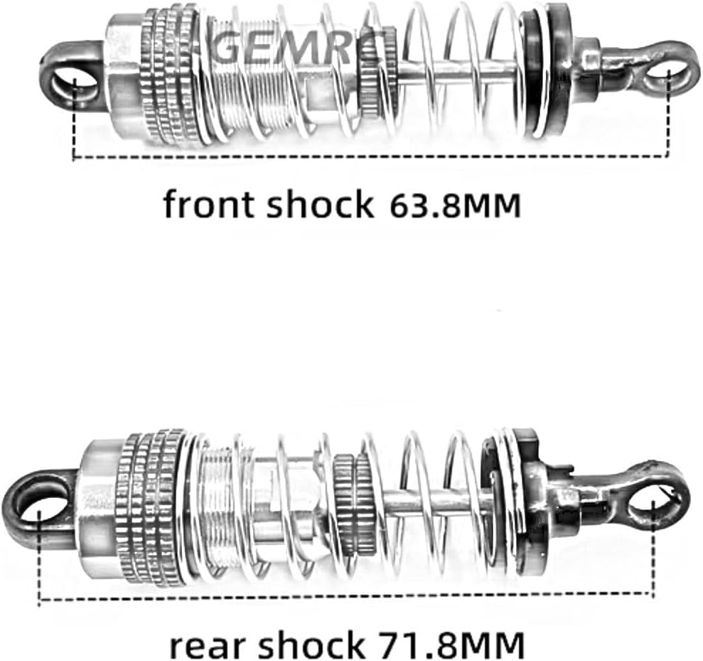 RCカーショック Compatible With Wltoys 144001 124017 124019 RCカーアップグレードアク