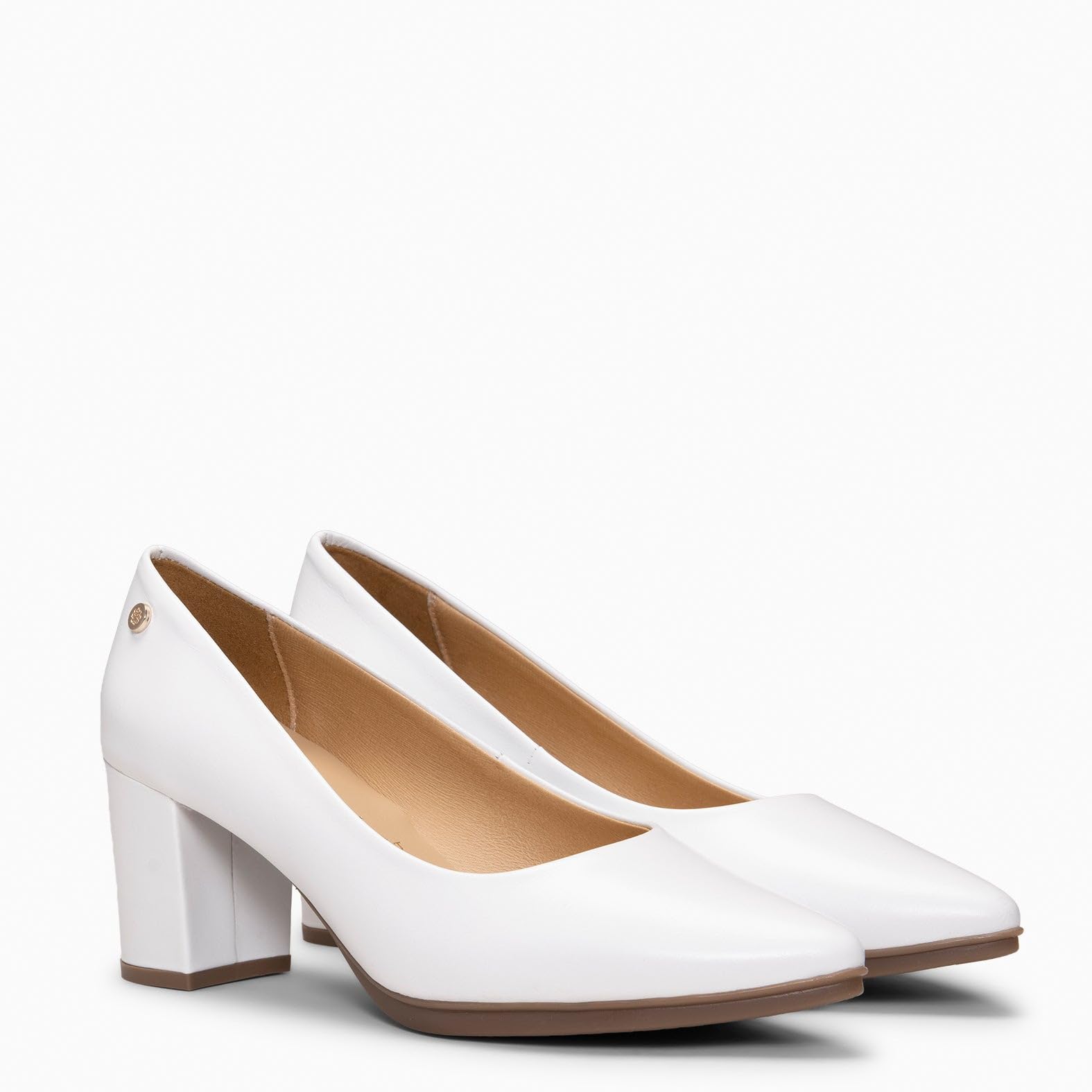 Zapatos de tacón Mujer Piel Lisa Plantilla de Gel Hecho en España